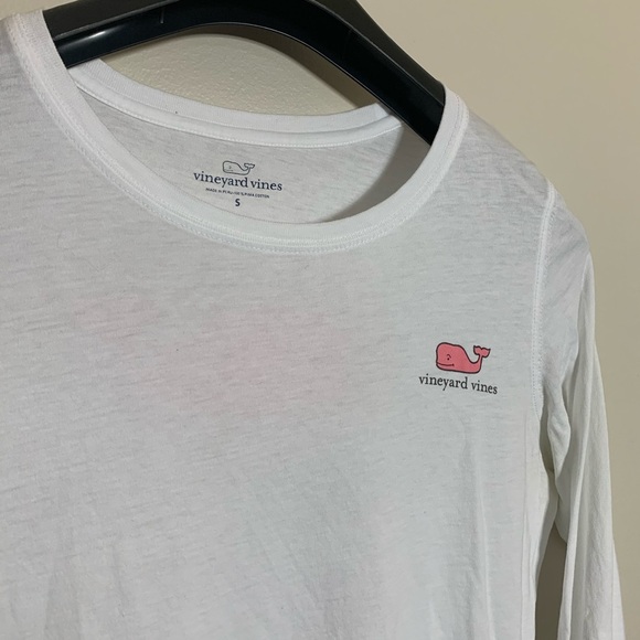 Vineyard vines Small white logo tee thin whale - Picture 3 of 3